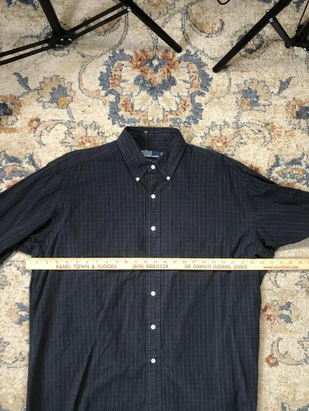 Polo Ralph Lauren Shirt Mens Large Plaid Button Down Blake Classic Dress Shirt